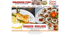 Desktop Screenshot of drunkenfishsushiny.com